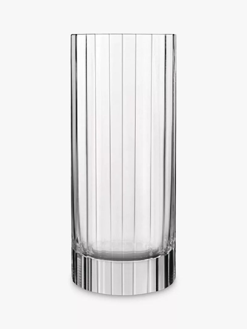 Luigi Bormioli Bach fluted highball glasses 480ml set of 4, UK version
