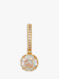 Kate Spade New York sparkle pave hoop earrings, imported from the UK