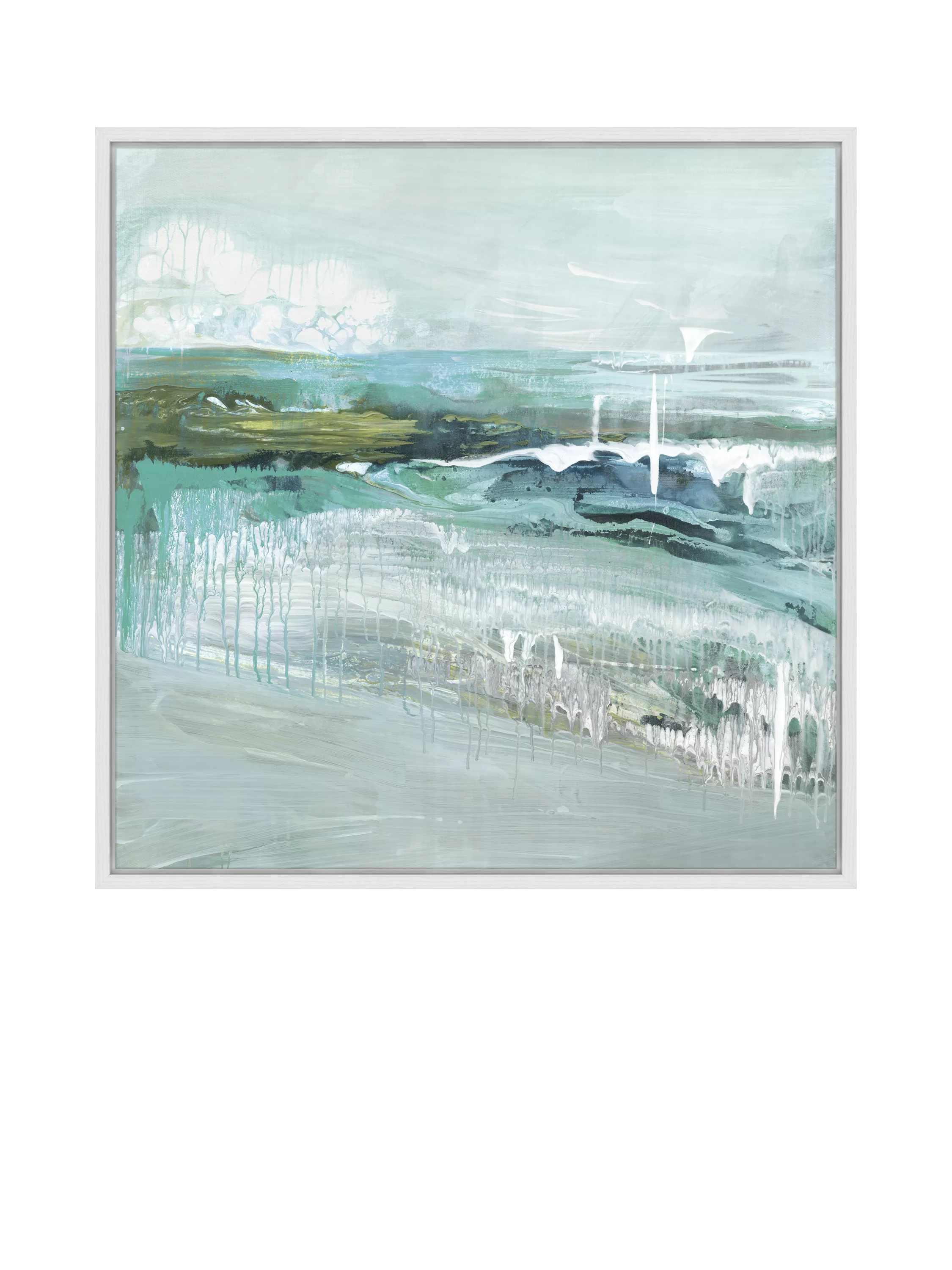 John Lewis Grace Rowan Beneath the Surface framed canvas print 106x106cm (British brand)