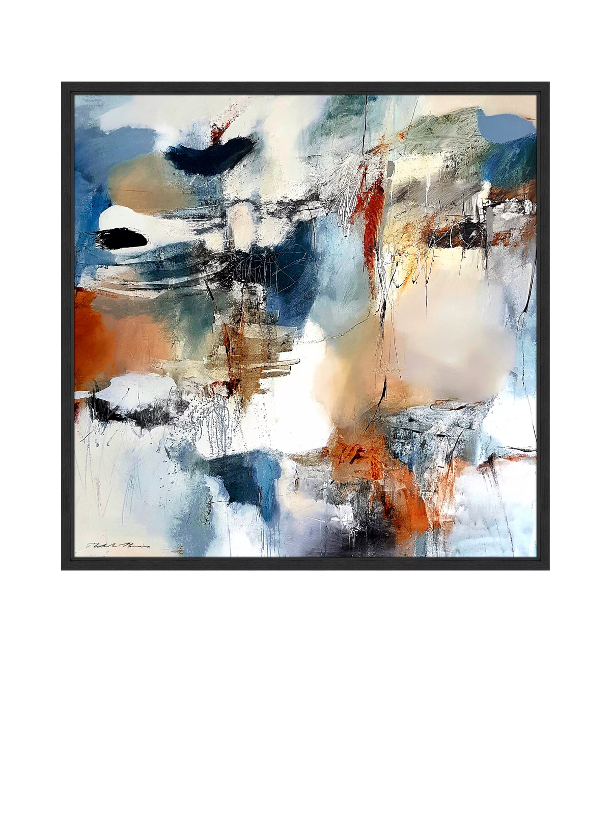 John Lewis Natasha Barnes abstract canvas print 106cm - British product