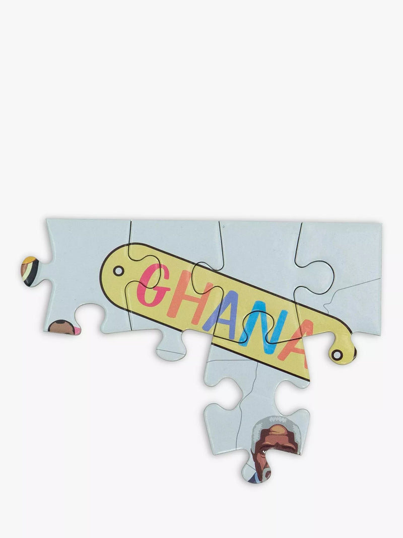 Very Puzzled Ghana map puzzle 100 pieces, imported from the UK