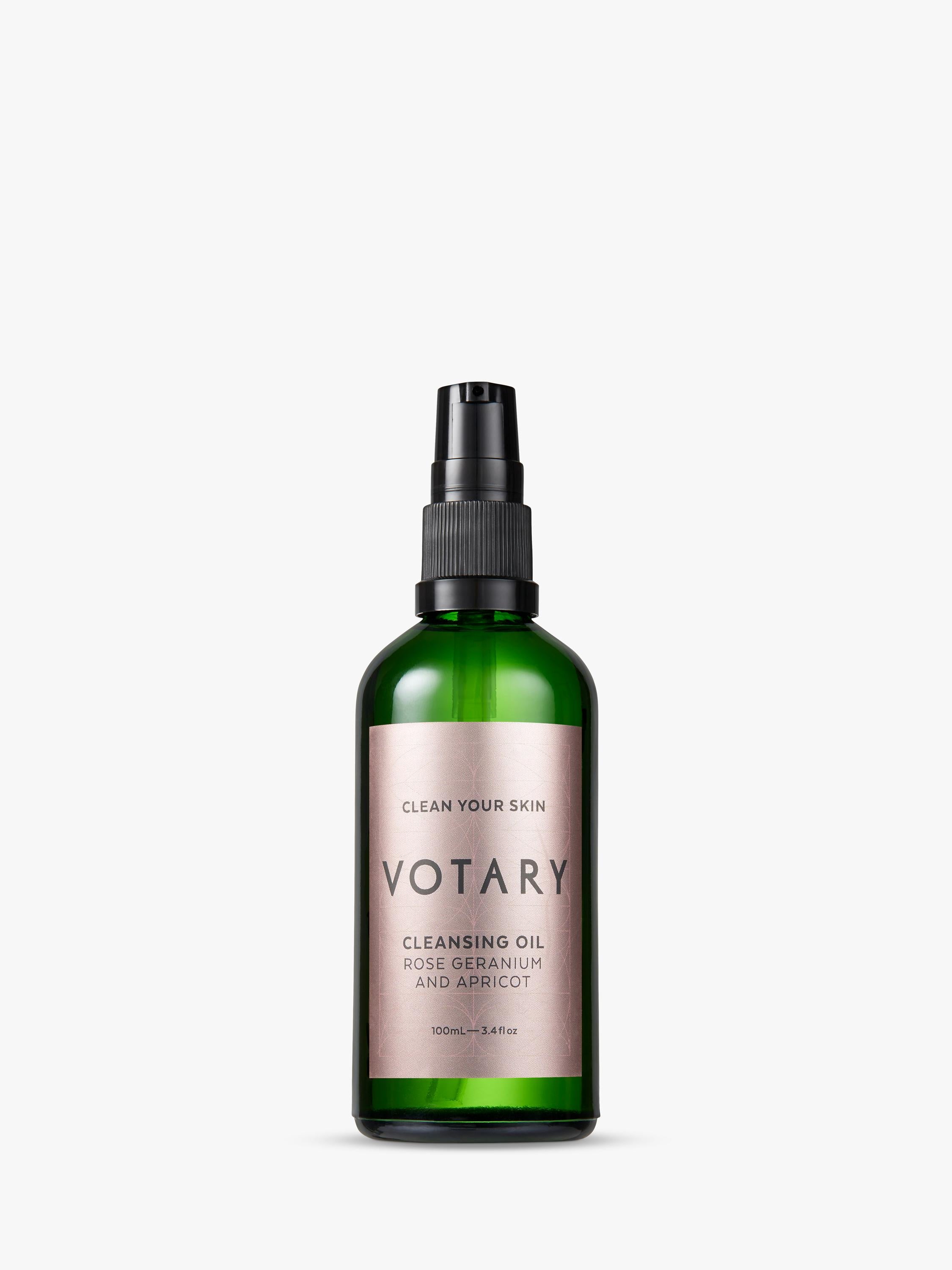 Votary Rose Geranium and Apricot Cleansing Oil 100ml (British brand)