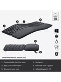 Logitech ERGO K860 ergonomic Bluetooth keyboard (British brand)