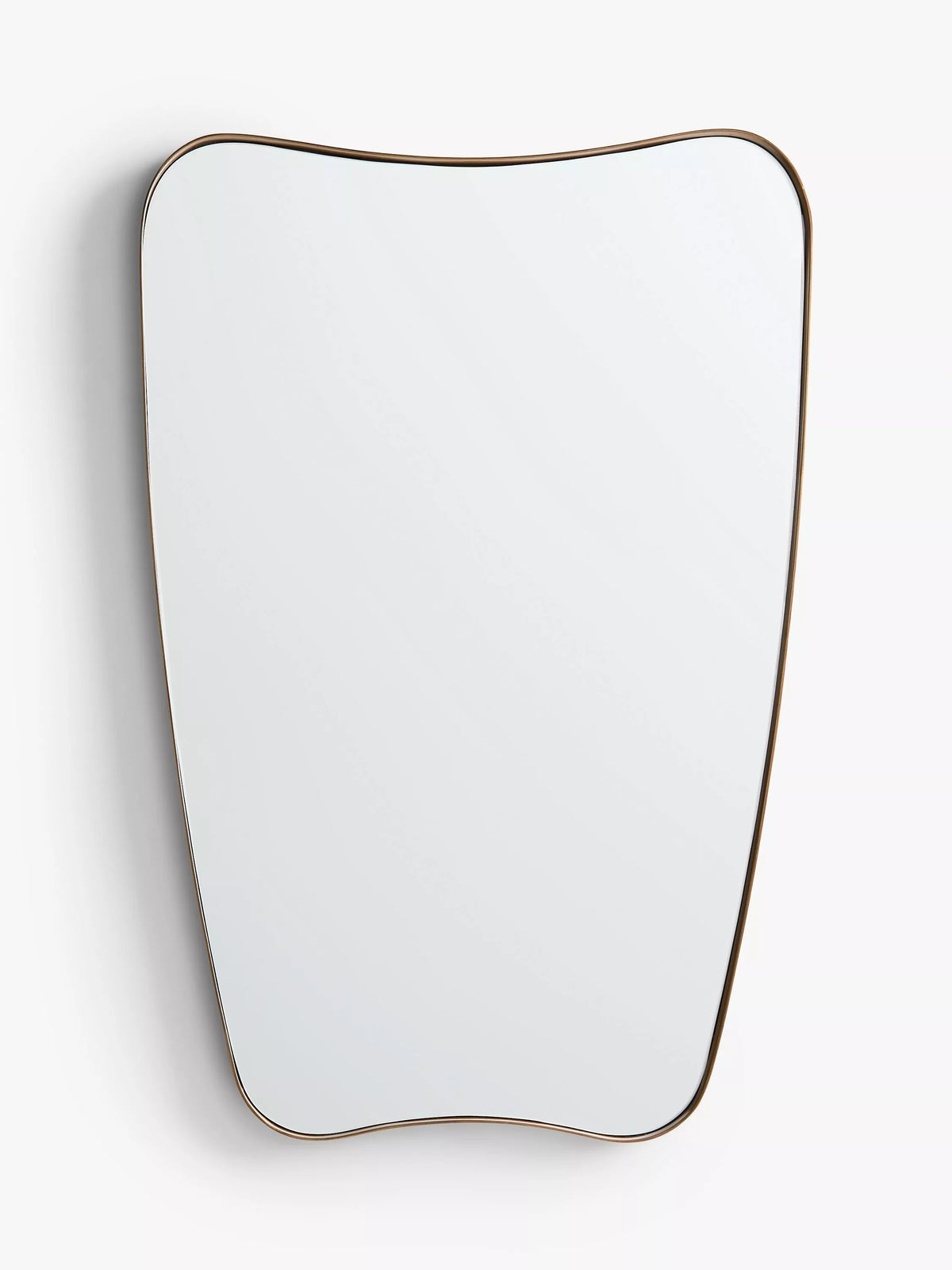 John Lewis antique brass mirror 96x65cm, imported from the UK