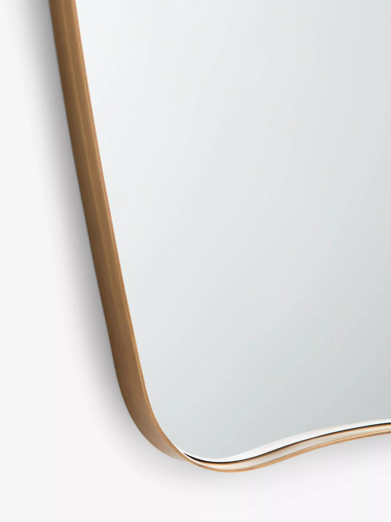 John Lewis antique brass mirror 96x65cm, imported from the UK
