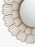 John Lewis Fleur gold wall mirror 81cm - British product