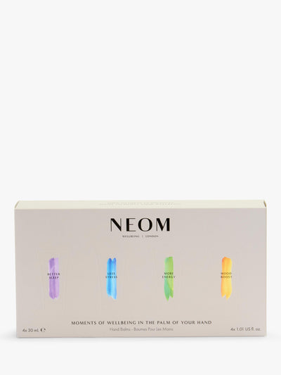 Coffret cadeau baume à mains NEOM Moments of Wellbeing 4 x 30ml