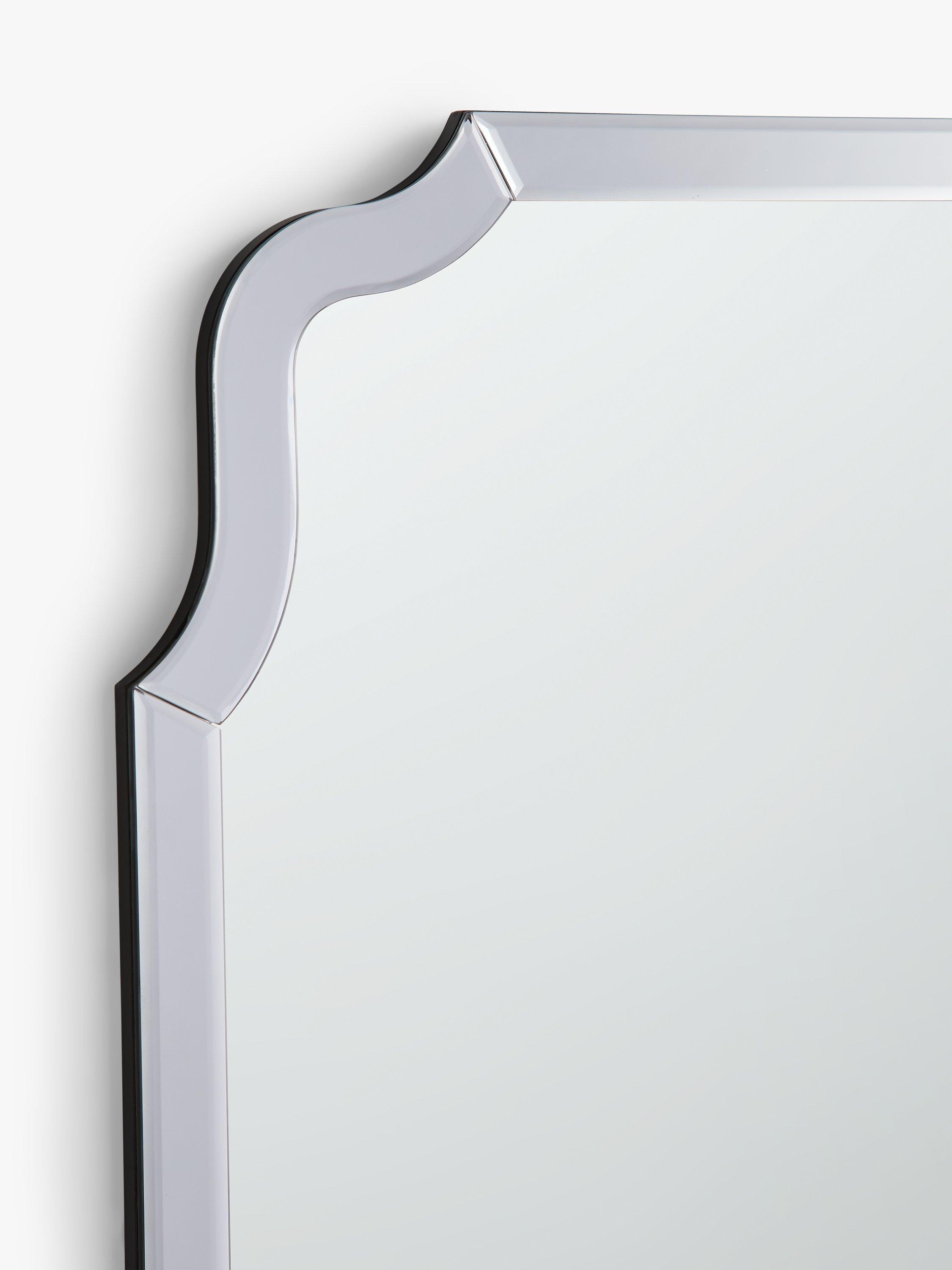 John Lewis smoke edge wall mirror 90x60cm (British brand)