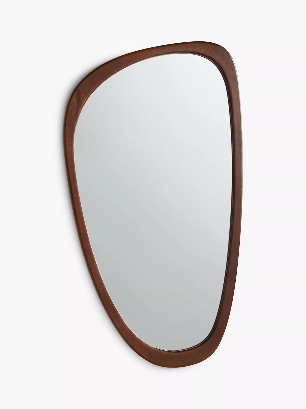 John Lewis asymmetrical wood frame wall mirror 115x65cm, UK version