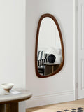 John Lewis asymmetrical wood frame wall mirror 115x65cm, UK version