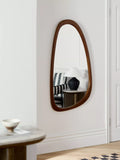 John Lewis asymmetrical wood frame wall mirror 115x65cm, UK version