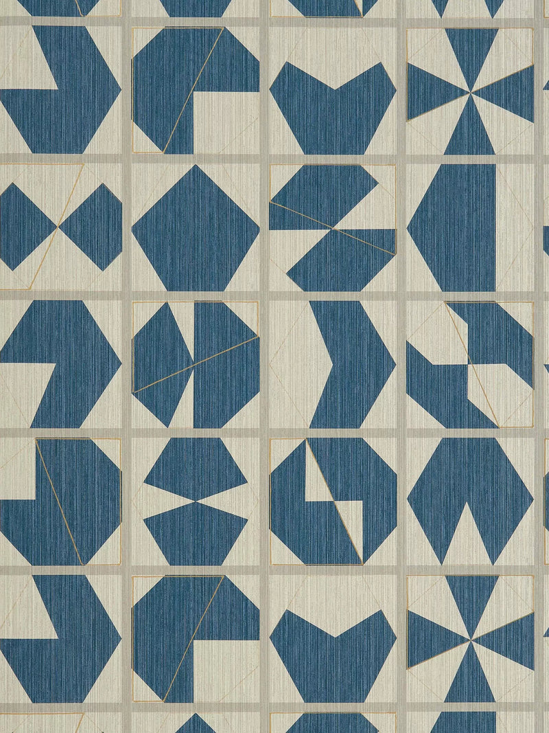 Osborne & Little Kutani Vinyl Wallpaper 68.5cm x 10m