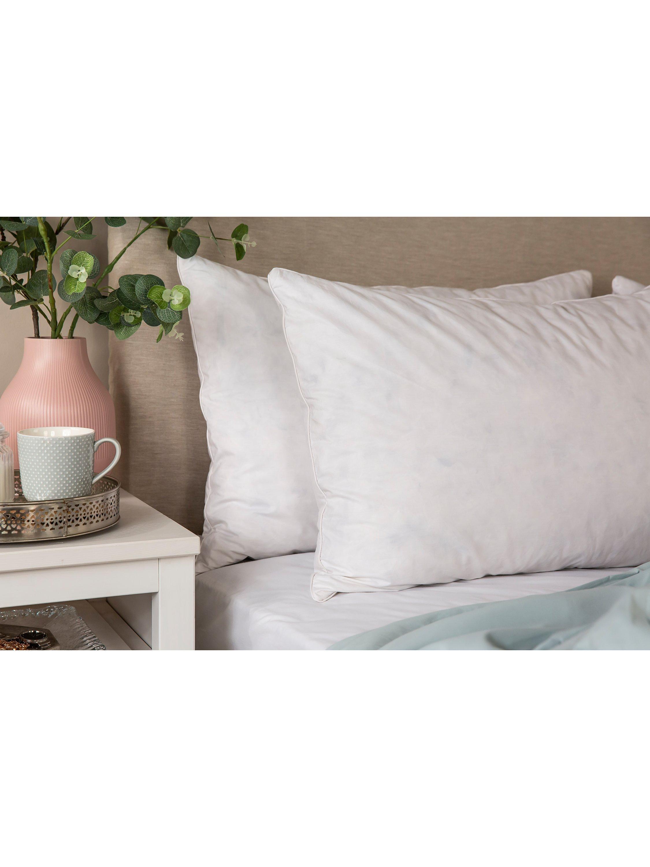 Snuggledown natural duck feather and down standard pillow soft/medium (British brand)