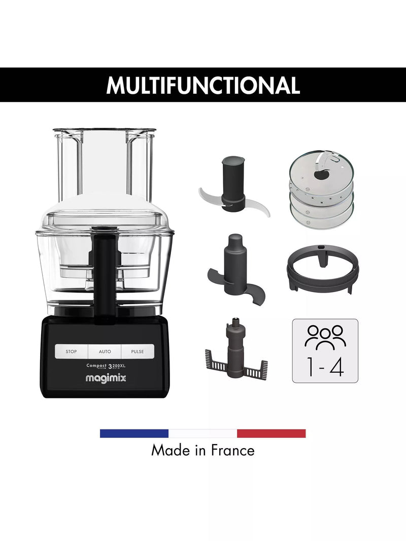 Magimix CS 3200 XL compact food processor 2.6L, UK version