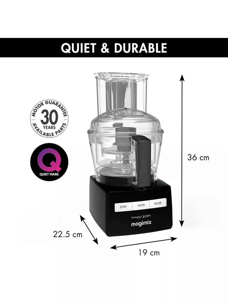 Magimix CS 3200 XL compact food processor 2.6L, UK version