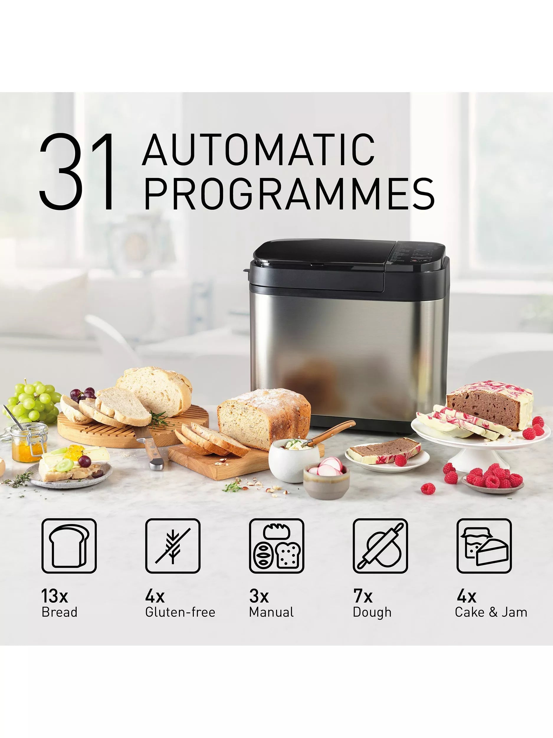 Panasonic automatic bread maker SD-YR2550SXC, UK version