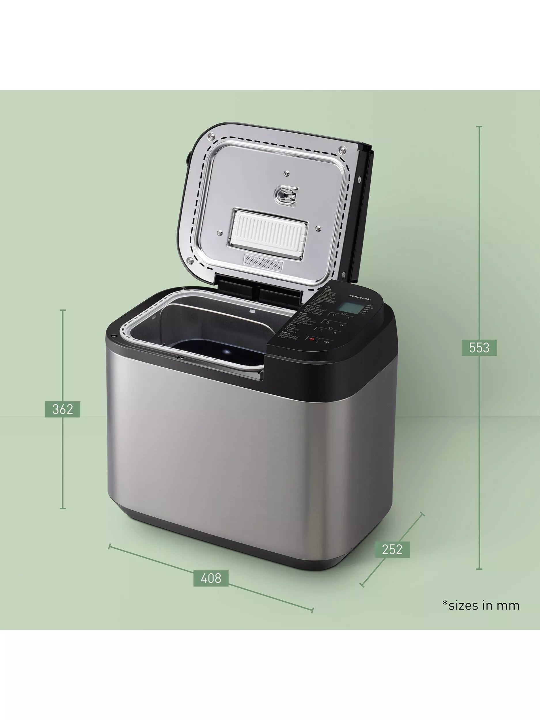 Panasonic automatic bread maker SD-YR2550SXC, UK version