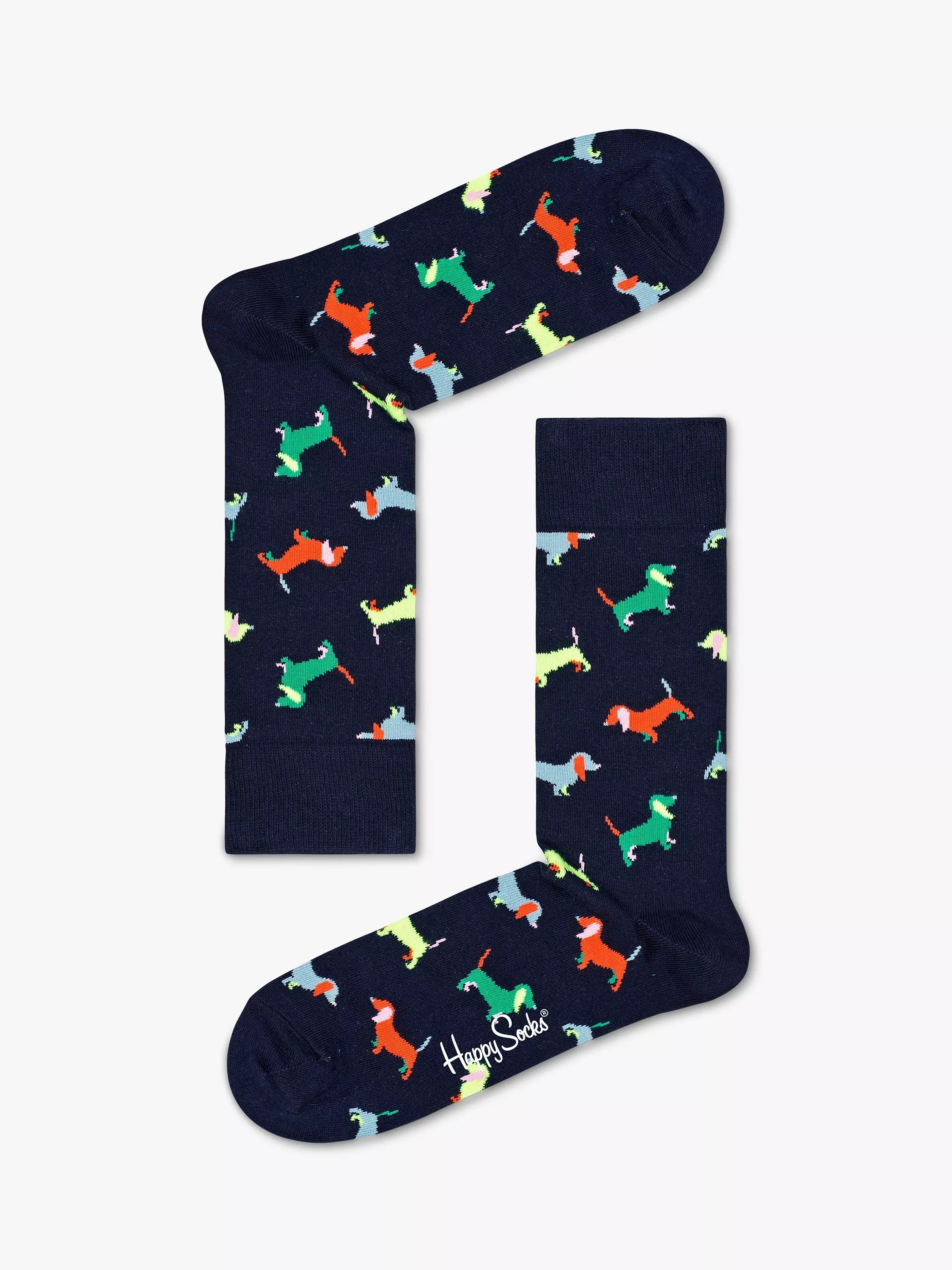 Happy Socks dachshund puppy socks one size - British product