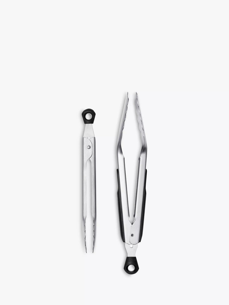 OXO Good Grips tongs Silver/Black set of two, imported from the UK