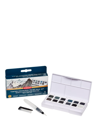 John Lewis Derwent Charcoal Paints Art Set Pack of 12- اشترِ عبر الإنترنت على McGrocer