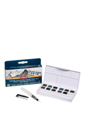 Derwent Charcoal Paints Set Pack of 12 - British product