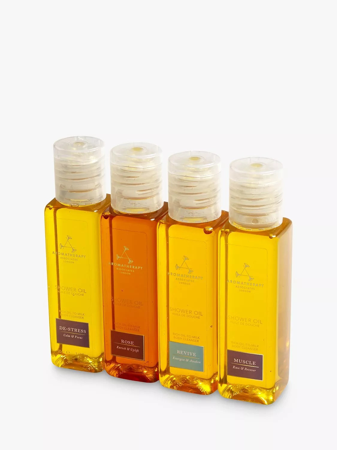 Aromatherapy Associates Shower Oil Discovery Collection 4x50ml, UK version