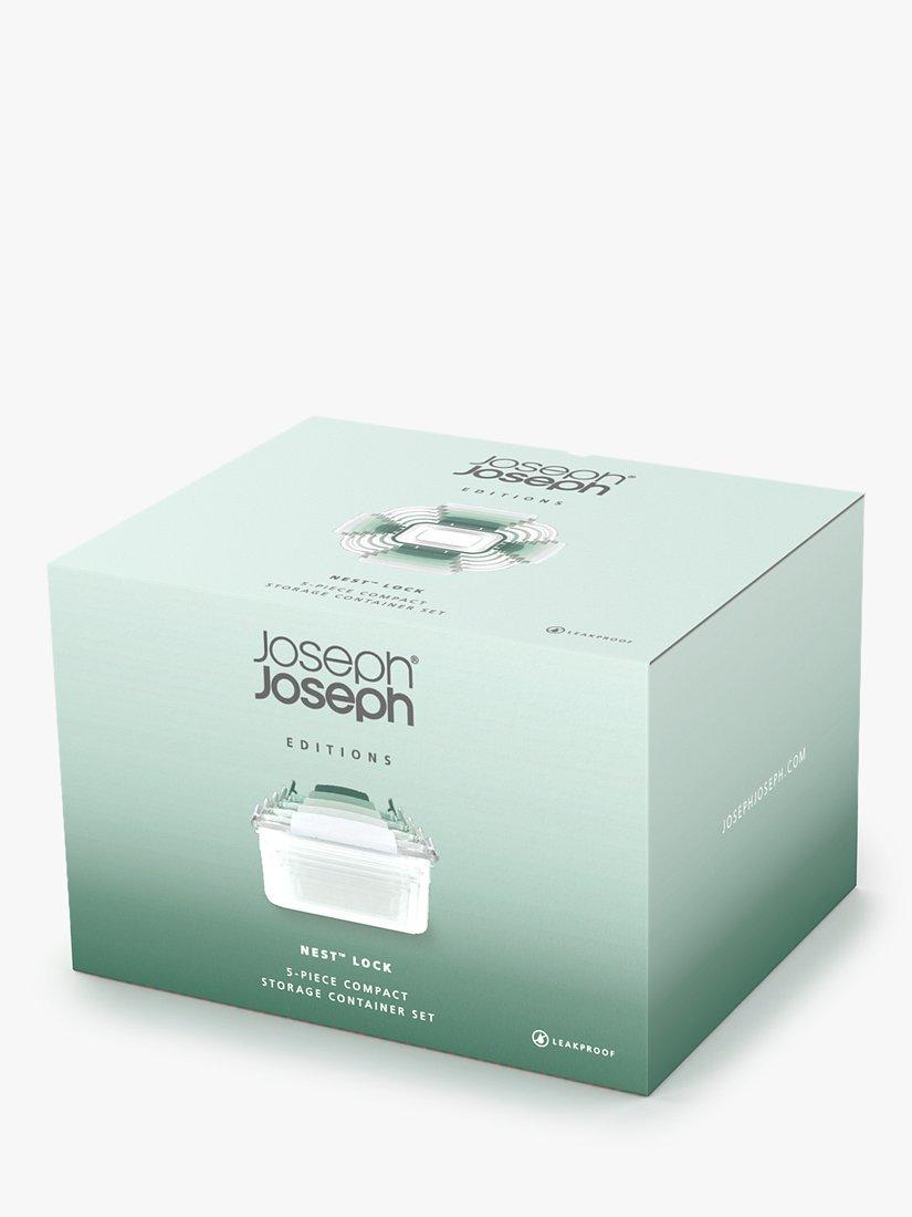 Joseph Joseph airtight storage containers set of 5 in sage, UK version