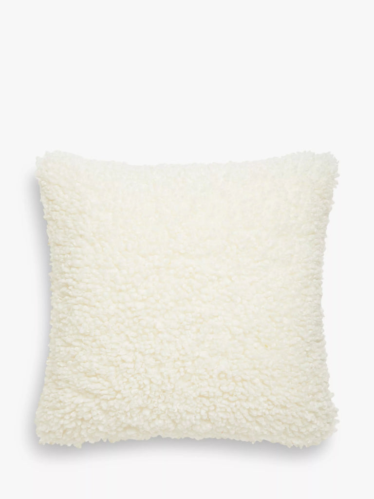 John Lewis ANYDAY Faux Shearling Cushion