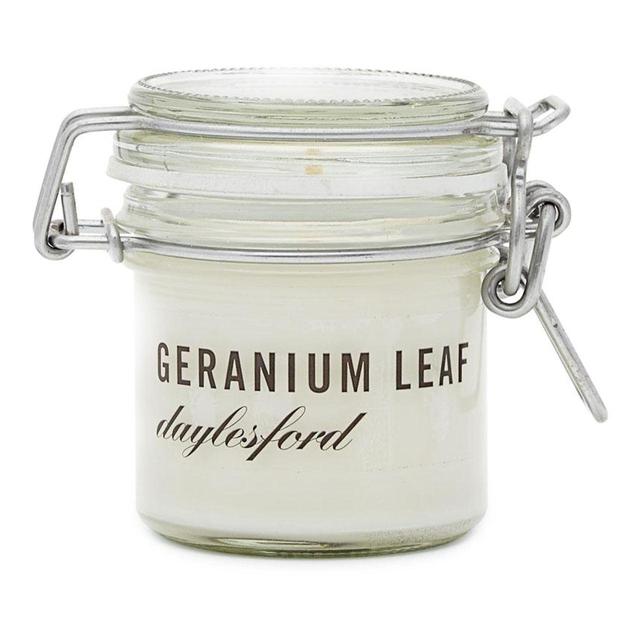 Daylesford Geranium Leaf Small Scented Candle GOODS M&S   