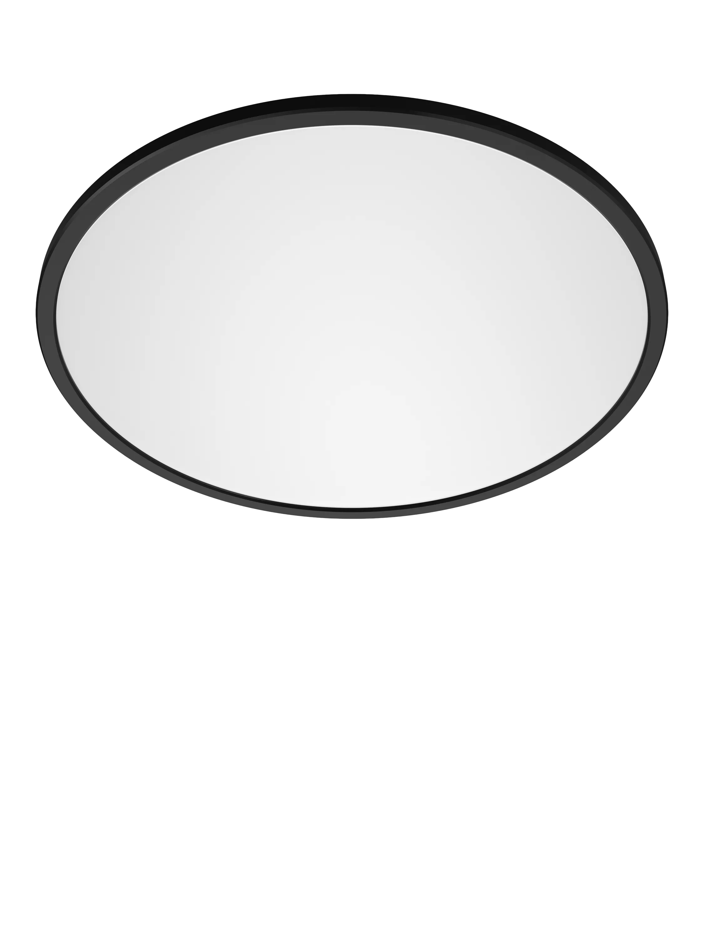 Philips Super Slim CL550 ceiling light black 25cm diameter - British product