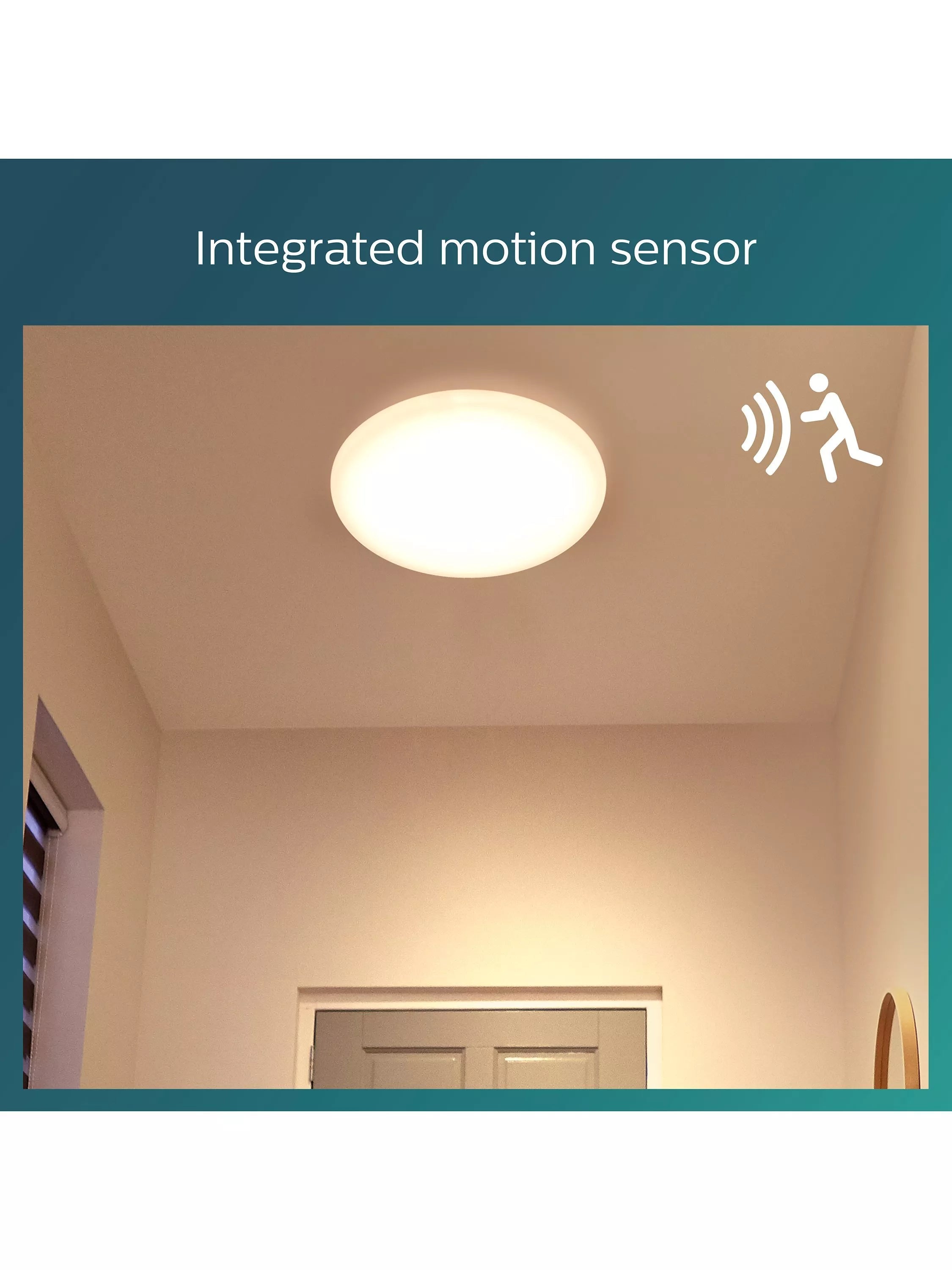 Philips CL253 LED ceiling light white, imported from the UK