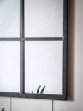 John Lewis arched wall mirror black 120x80cm, imported from the UK