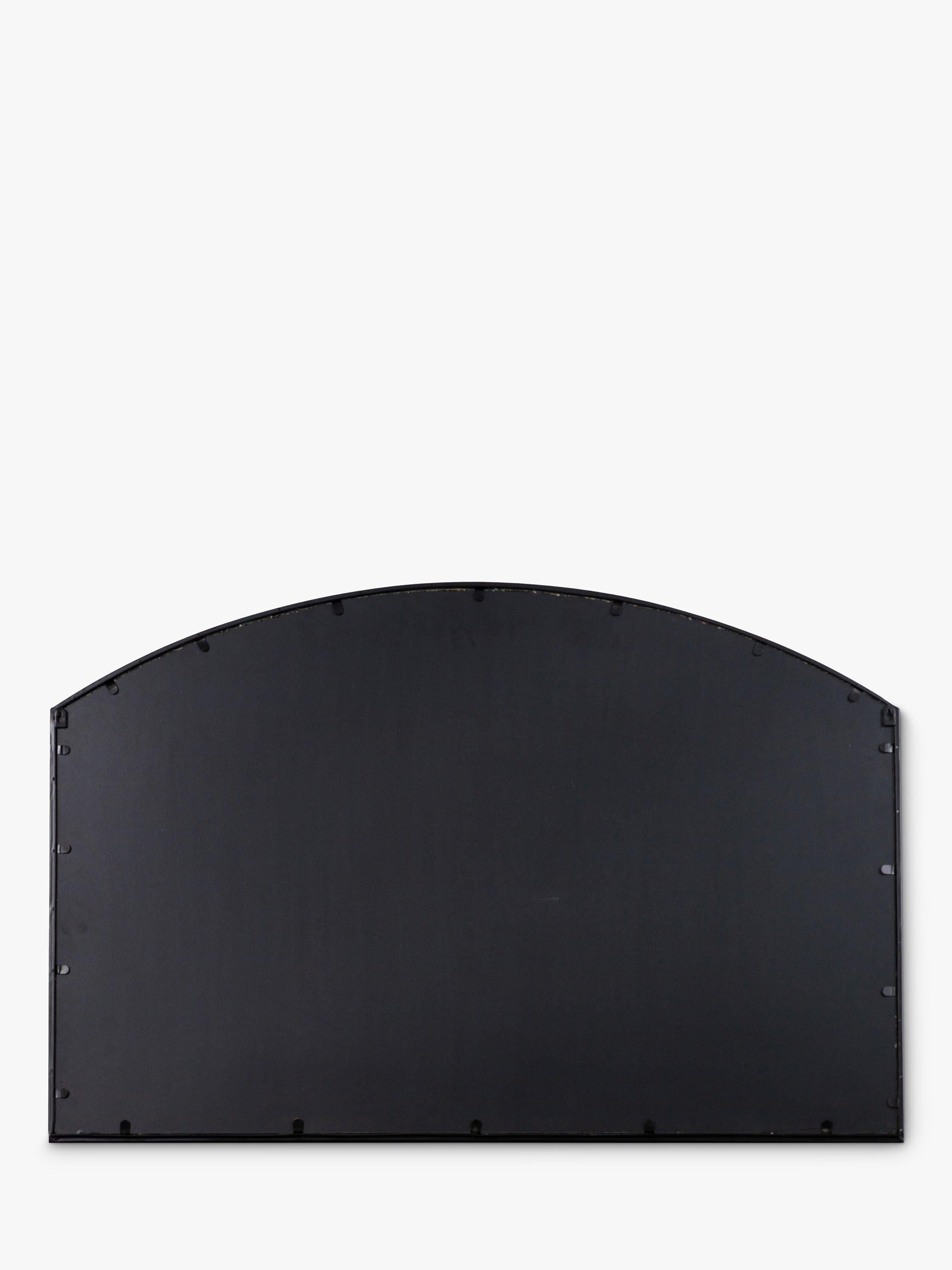 John Lewis arched wall mirror black 120x80cm, imported from the UK