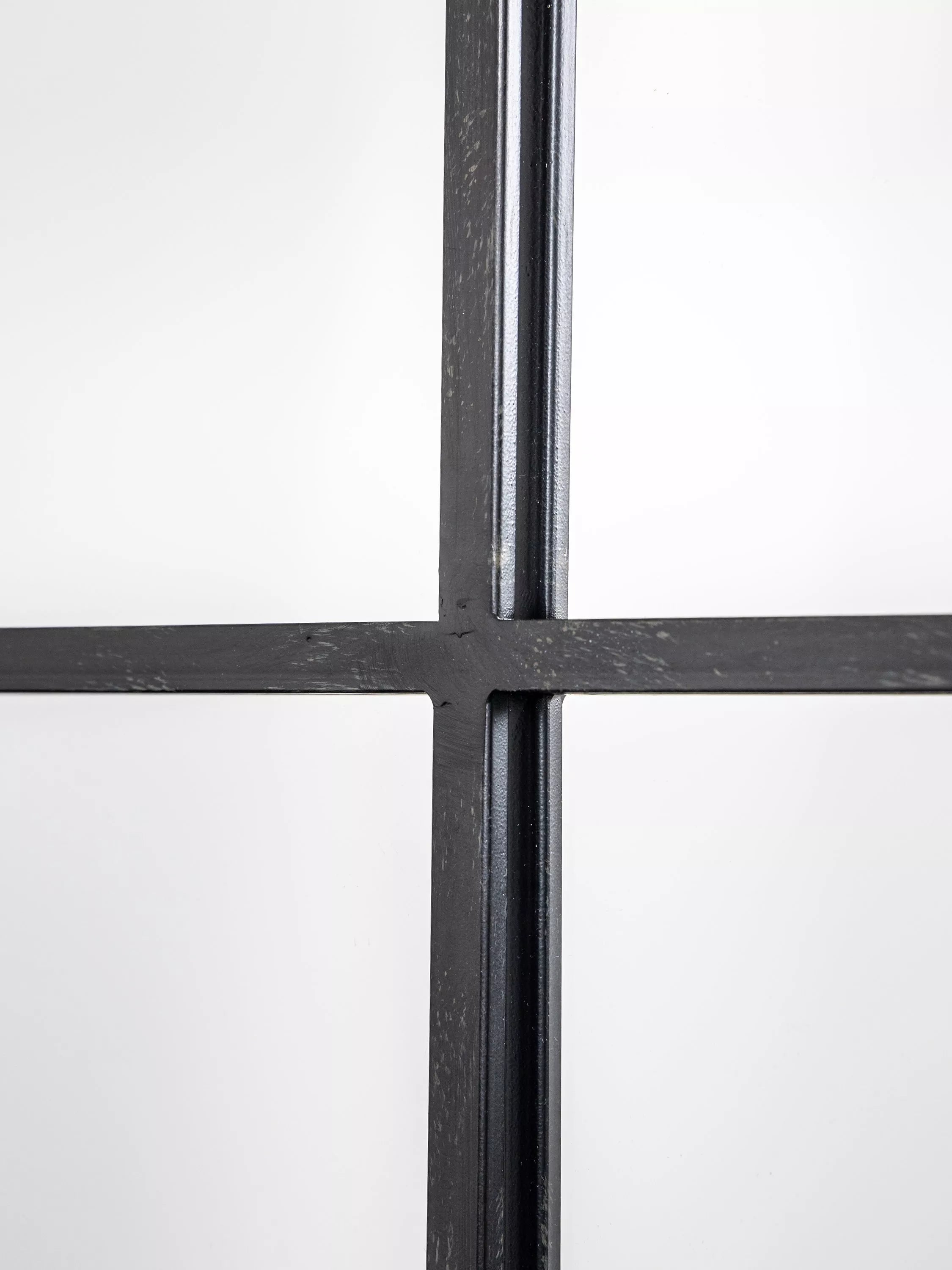 John Lewis arched wall mirror black 120x80cm, imported from the UK