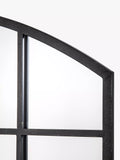 John Lewis arched wall mirror black 120x80cm, imported from the UK