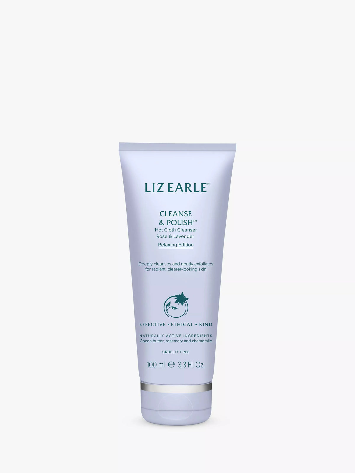 Relaxing hot cloth cleanser with rose and lavender oils 100ml, UK version
