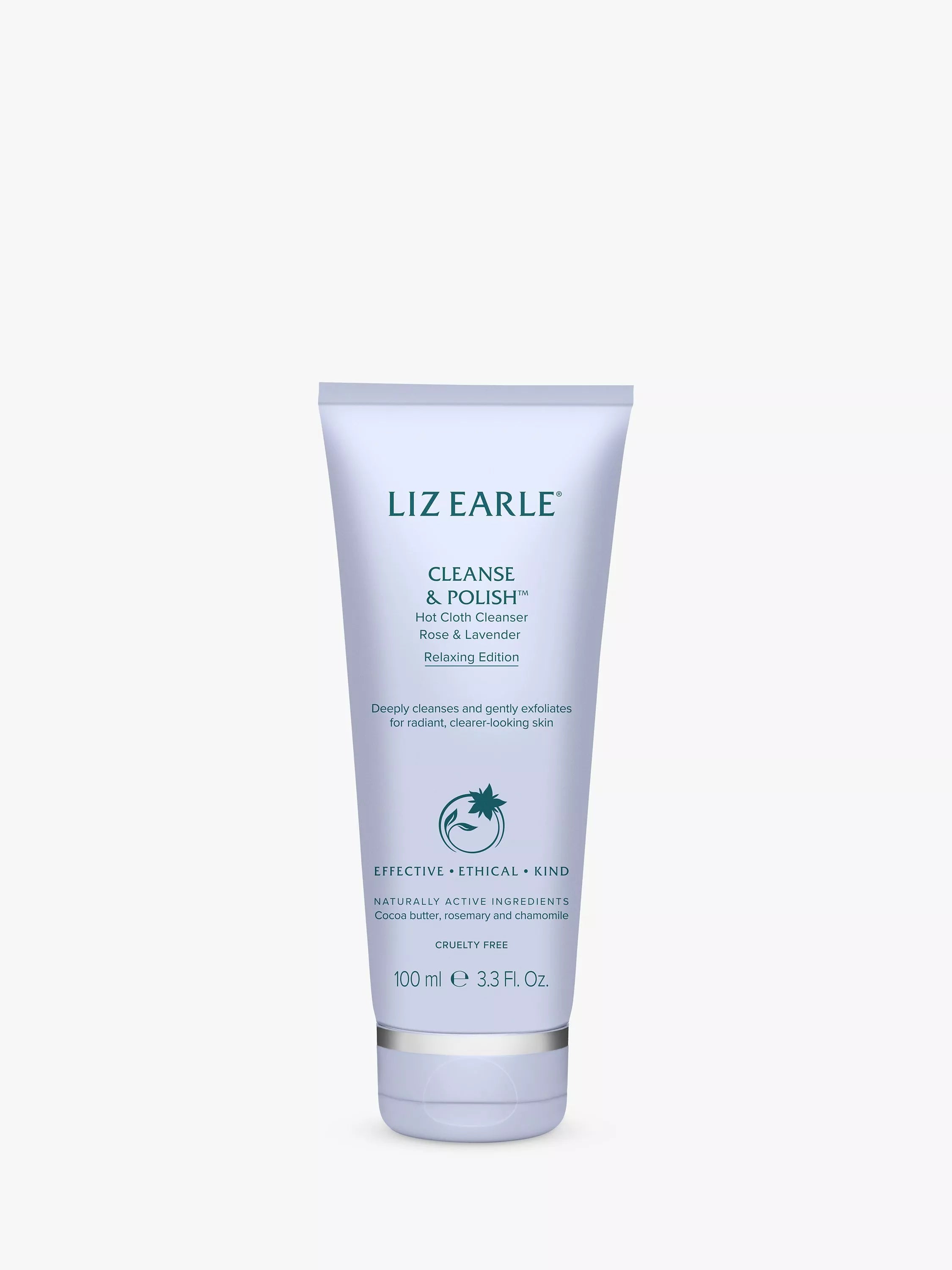 Relaxing hot cloth cleanser with rose and lavender oils 100ml, UK version