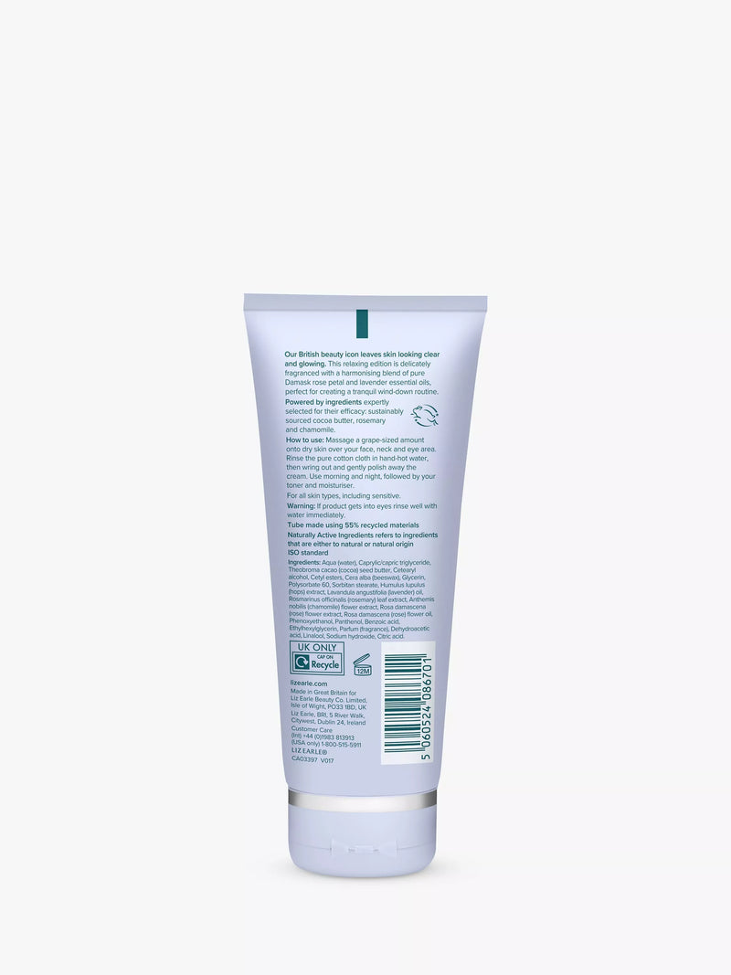 Relaxing hot cloth cleanser with rose and lavender oils 100ml, UK version
