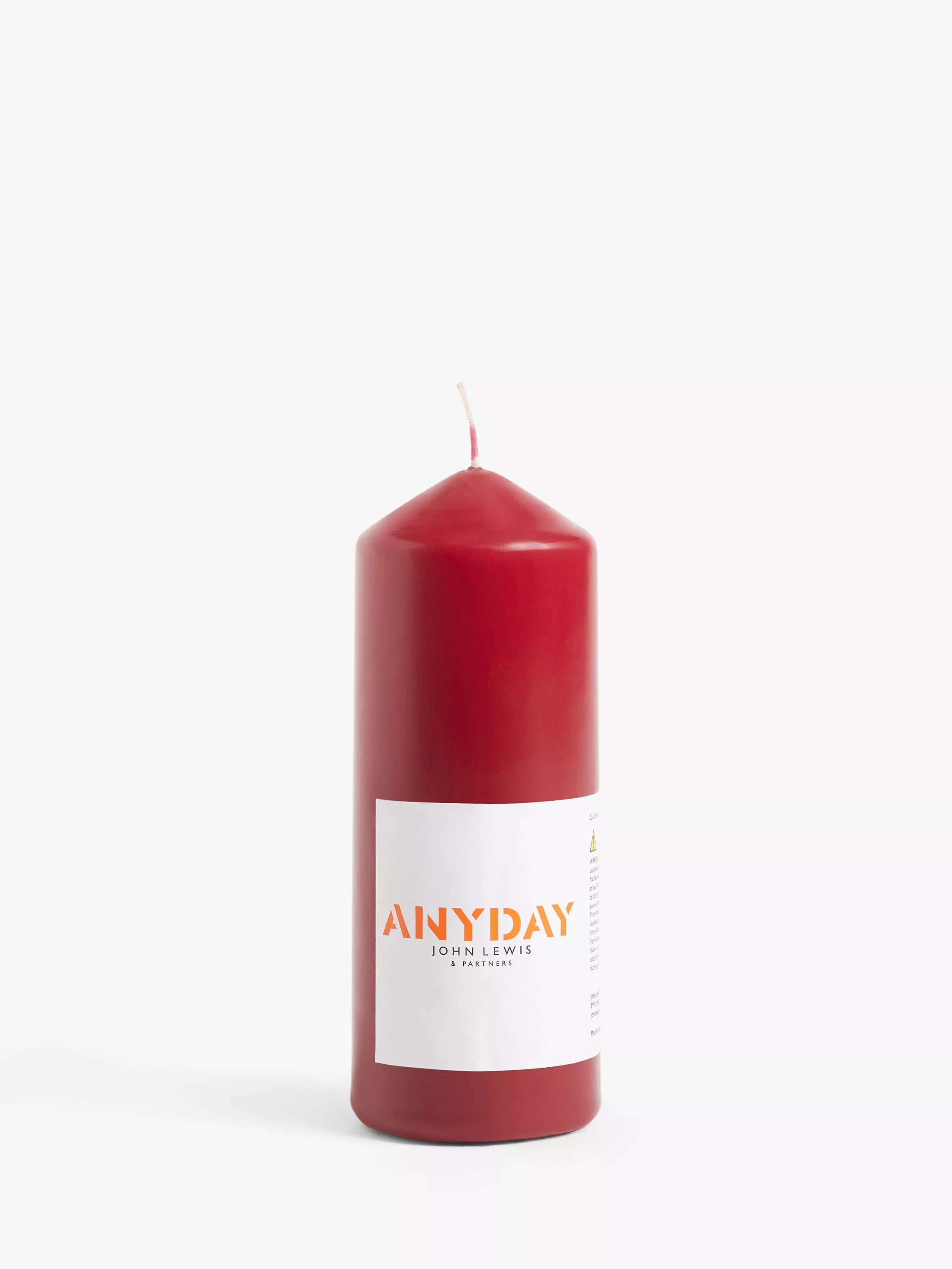 John Lewis Medium Pillar Candle Unscented
