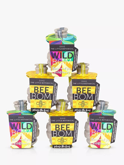 Wildblumensamen-Set mit 6 Samenbomben für Garten oder Balkon