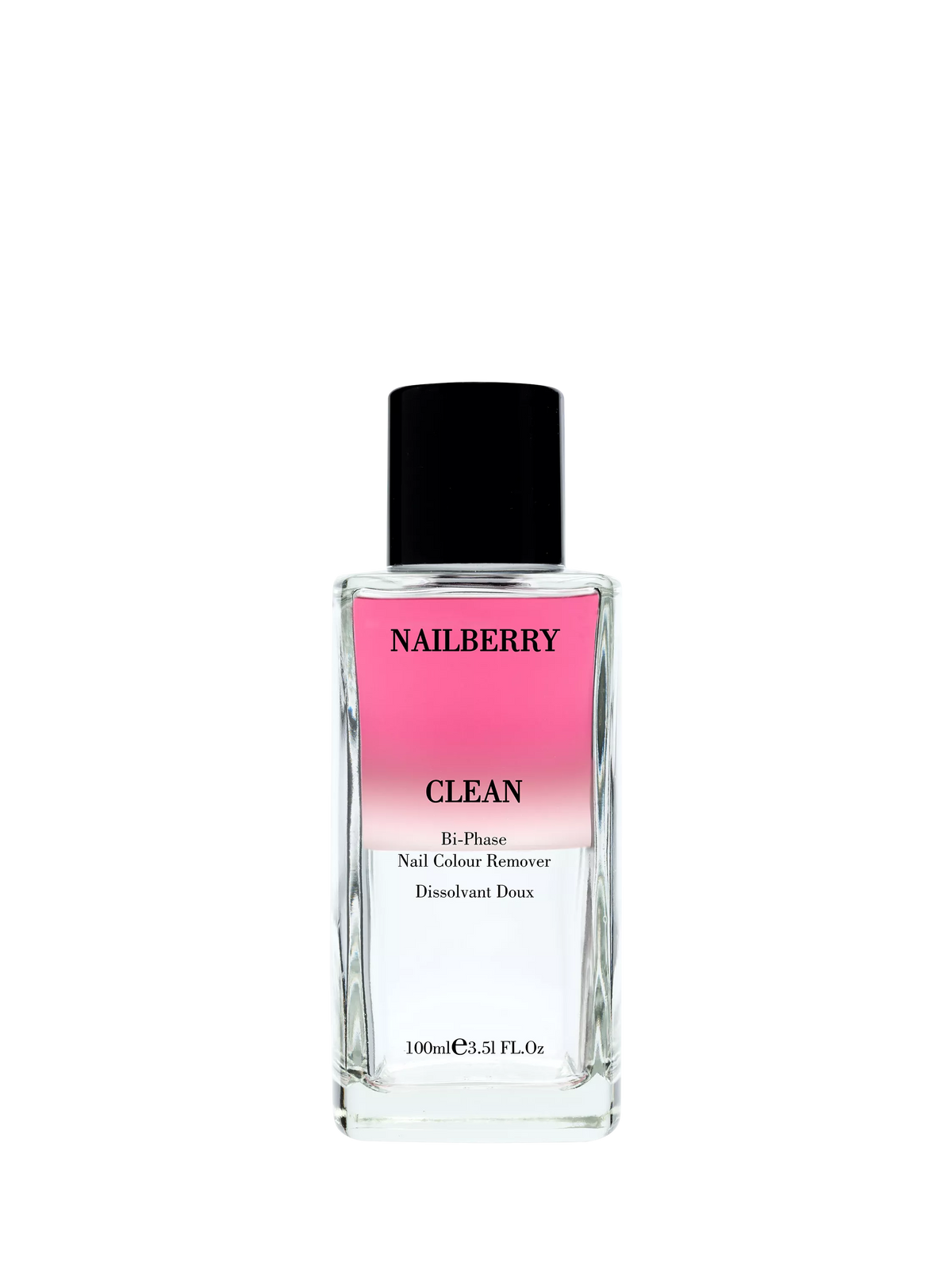 Nailberry Clean Bi-Phase Nail Colour Remover 100ml, imported from the UK