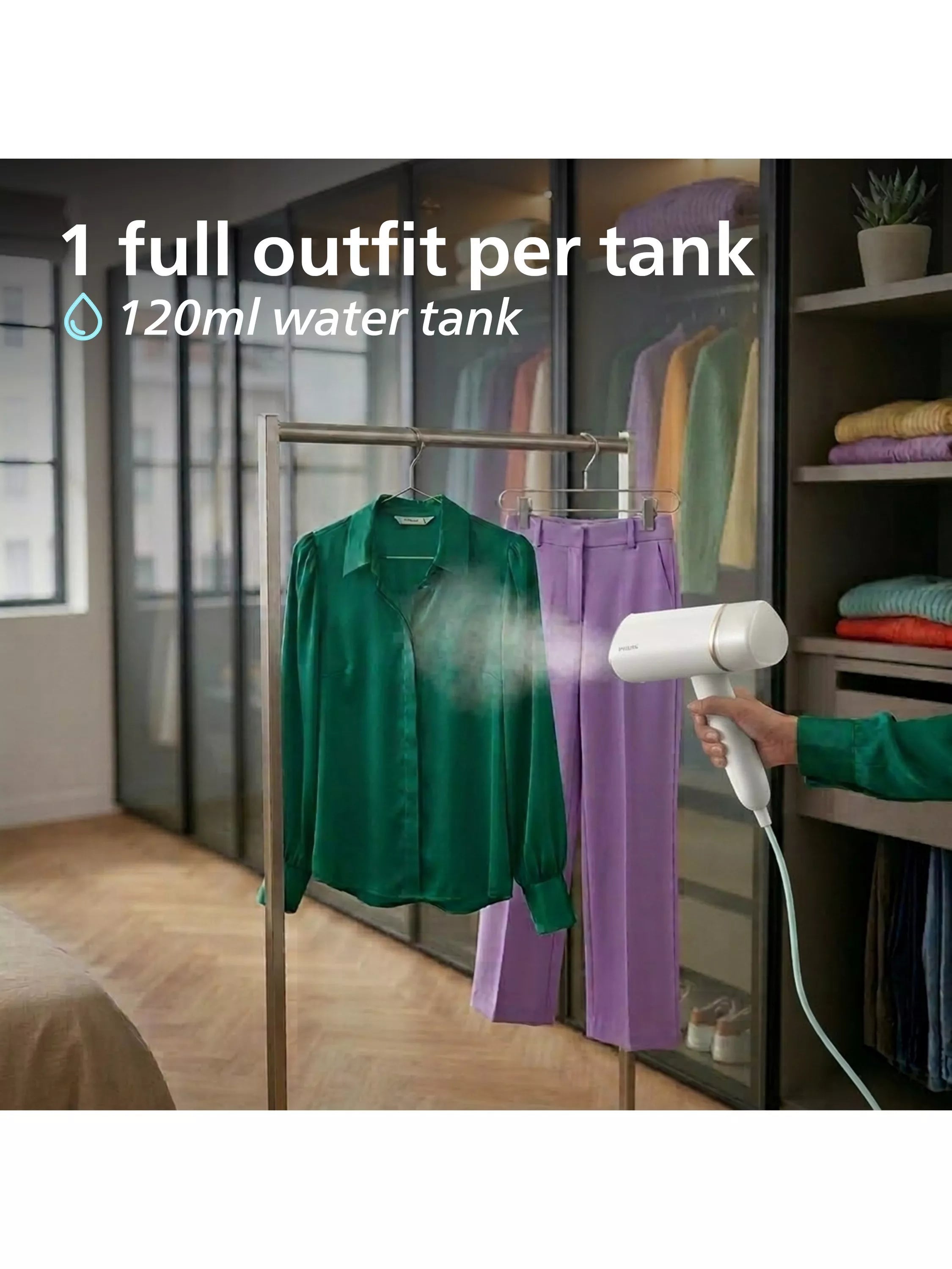 Philips 3000 Series clothes steamer STH3020/16, UK version
