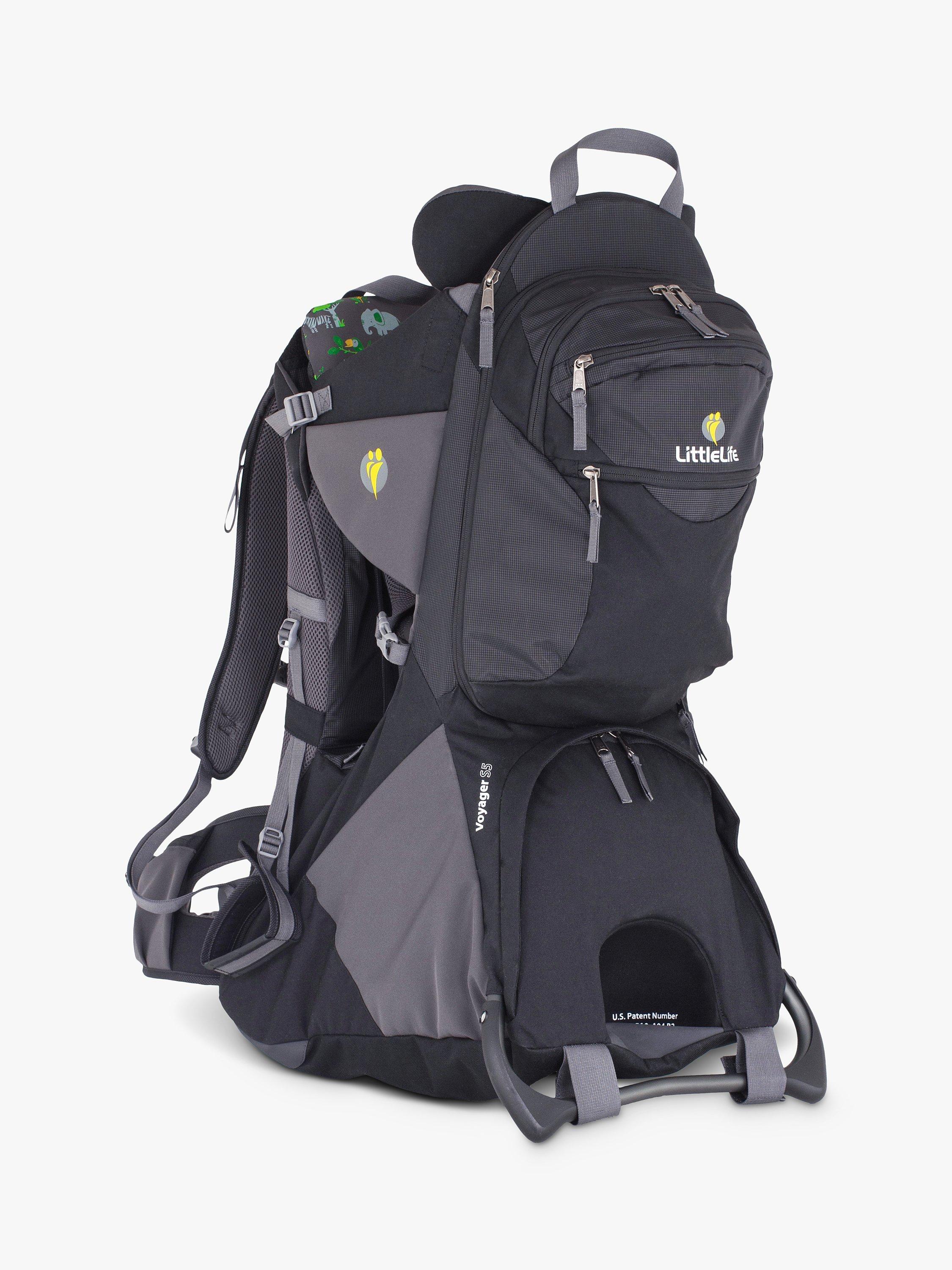 LittleLife child back carrier S5 model in black, UK version
