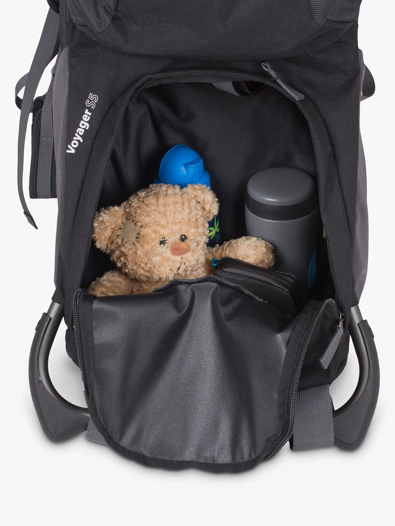 LittleLife child back carrier S5 model in black, UK version