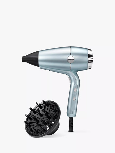 John Lewis BaByliss Hydro-Fusion Anti-Frizz 2100 Hair Dryer, Blue- Buy online at McGrocer