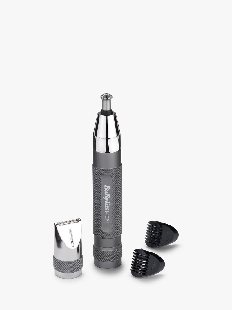 BaByliss Super-X Metal Nose Ear Eyebrow Trimmer Grey - British product