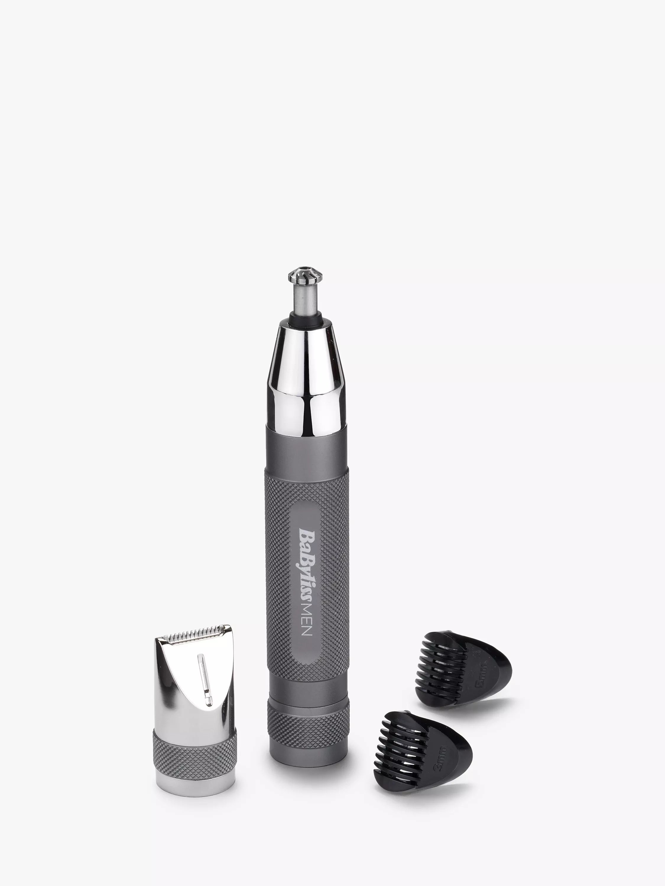 BaByliss Super-X Metal Nose Ear Eyebrow Trimmer Grey - British product