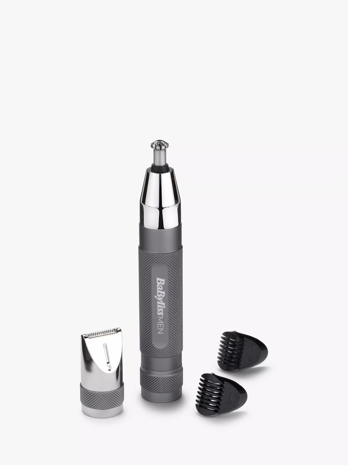 BaByliss Super-X Metal Nose Ear Eyebrow Trimmer Grey - British product