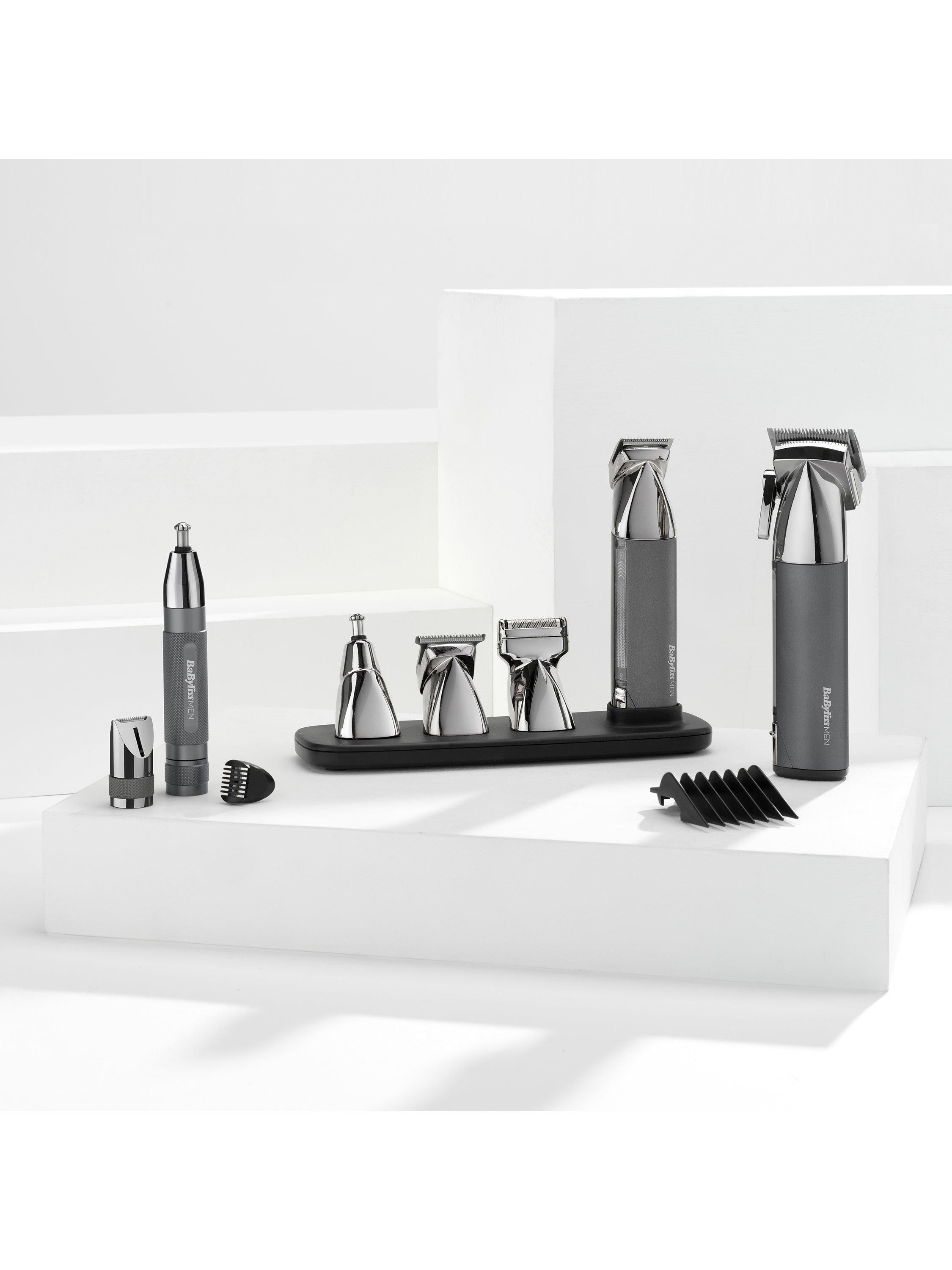 BaByliss Super-X Metal Nose Ear Eyebrow Trimmer Grey - British product