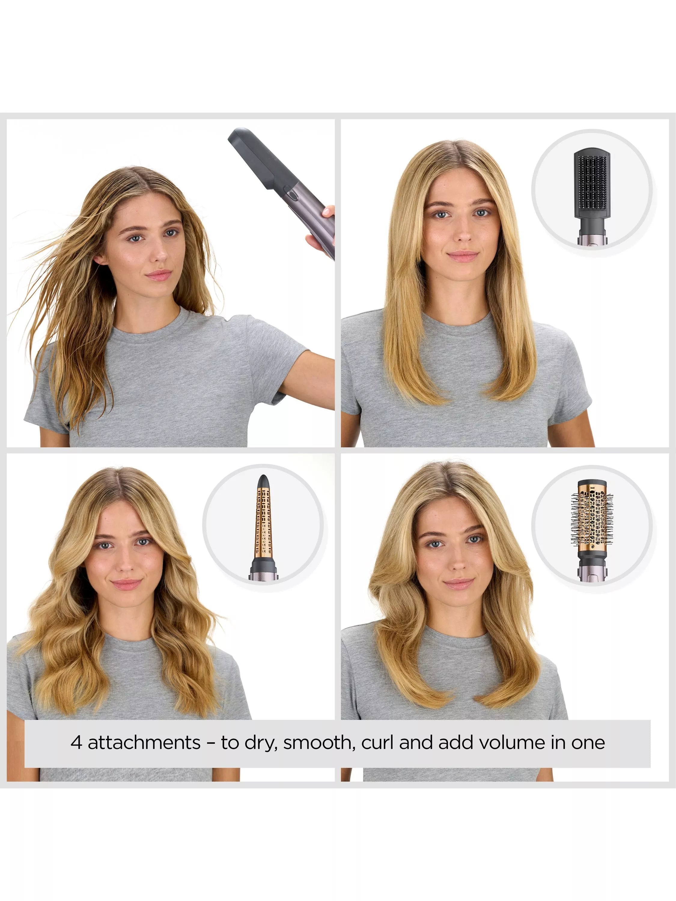 BaByliss Air Style 1000 hot air hair styler metallic - British product